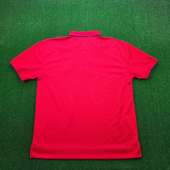 Maryland Terrapins Polo Shirt Mens XL Red Black Testudo Turtle Logo Active NCAA - Picture 7 of 7